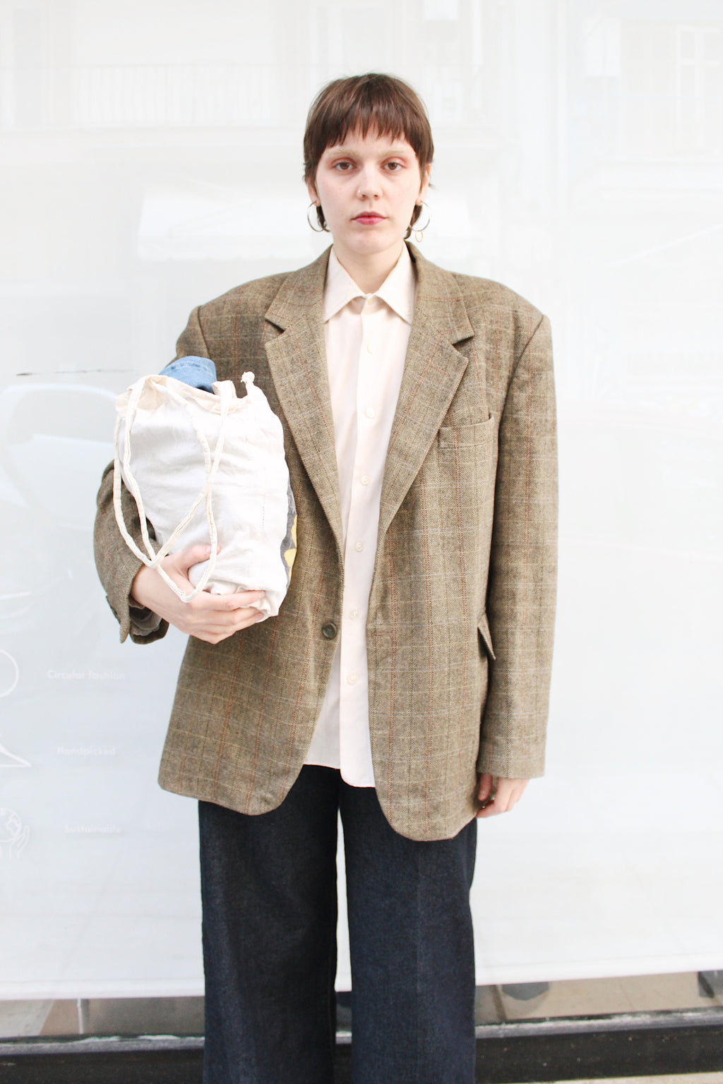 Ckeckered Blazer