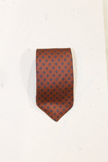 GEOMETRIC SILK TIE