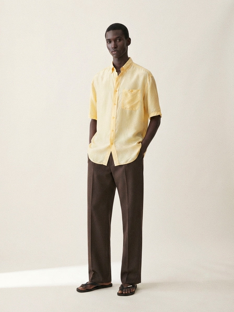Banana Yellow Silk