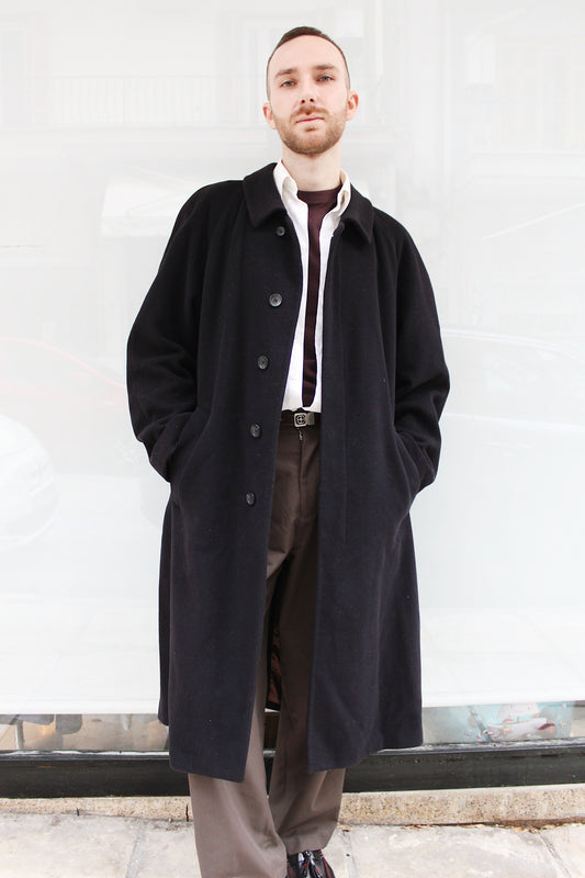 Bugatti Dark Purple Overcoat