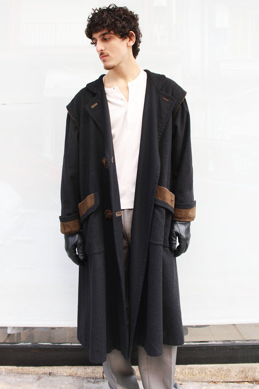 Austian Black Overcoat