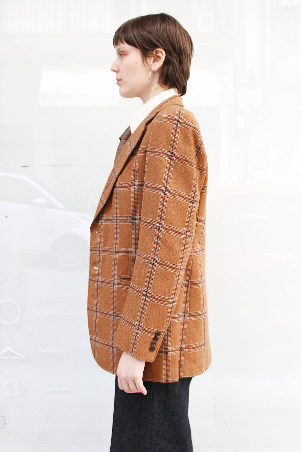 Ckeckered Blazer