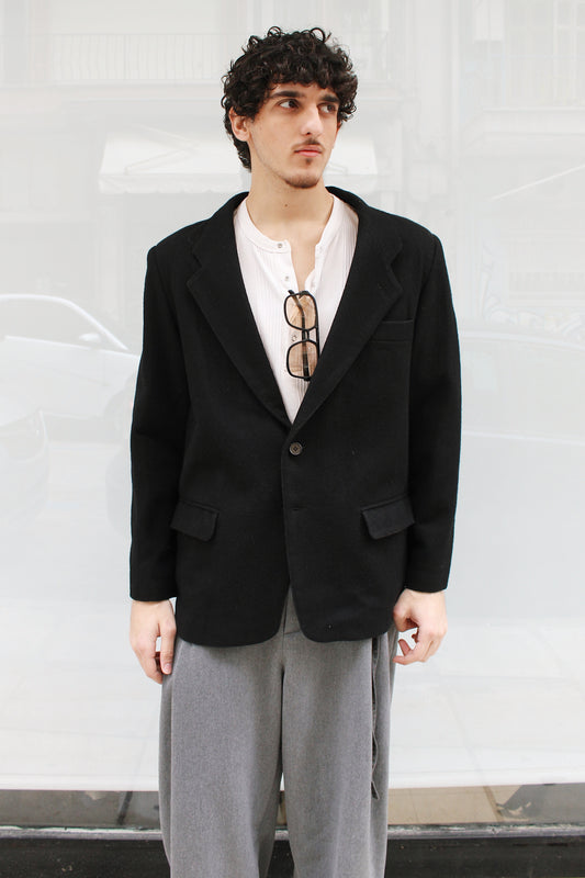 Black Woolen Blazer