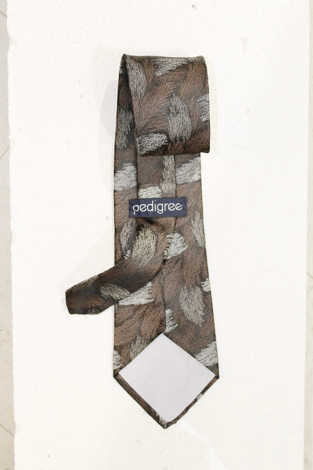 GEOMETRIC SILK TIE