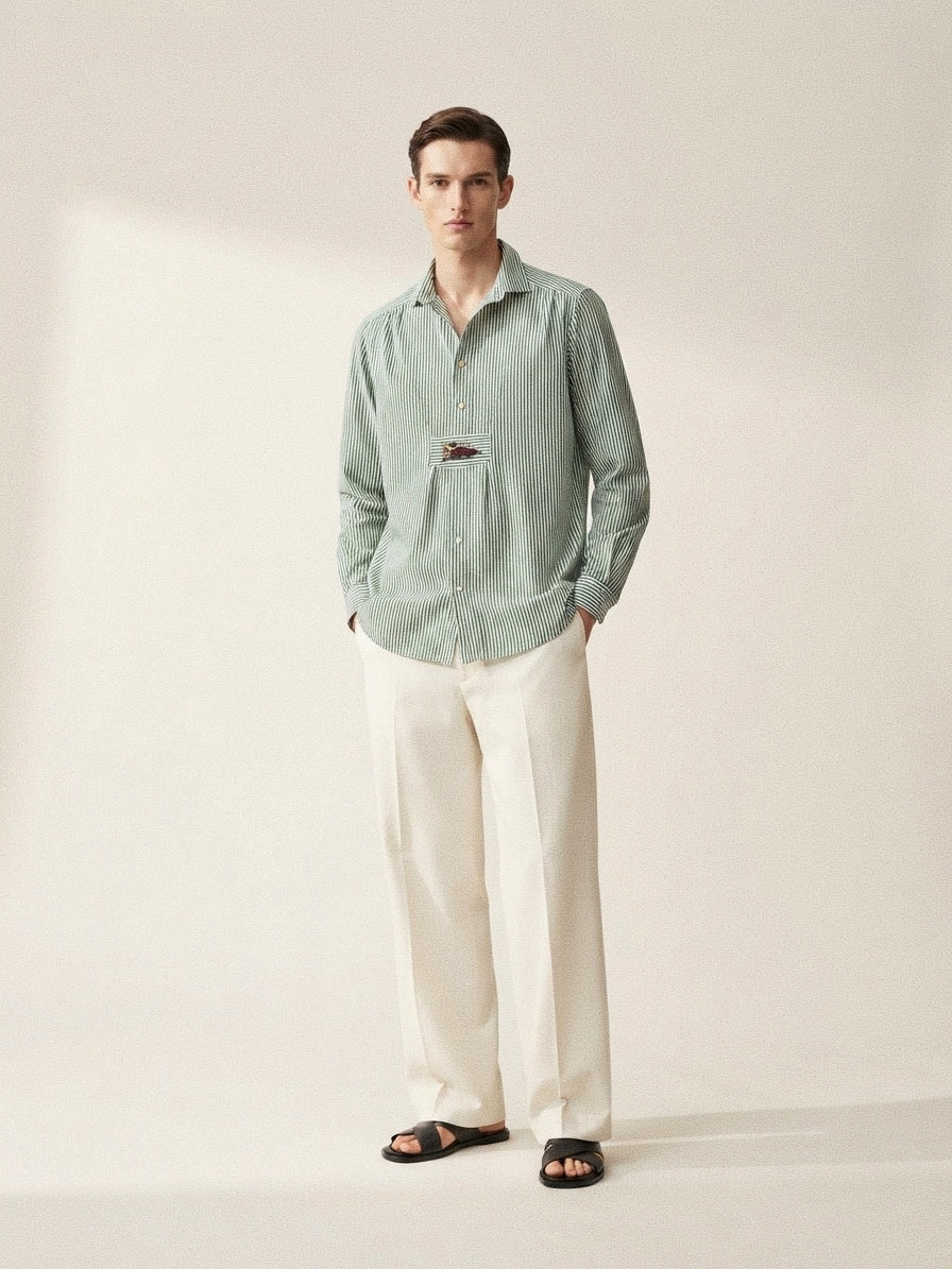 Striped Overshirt