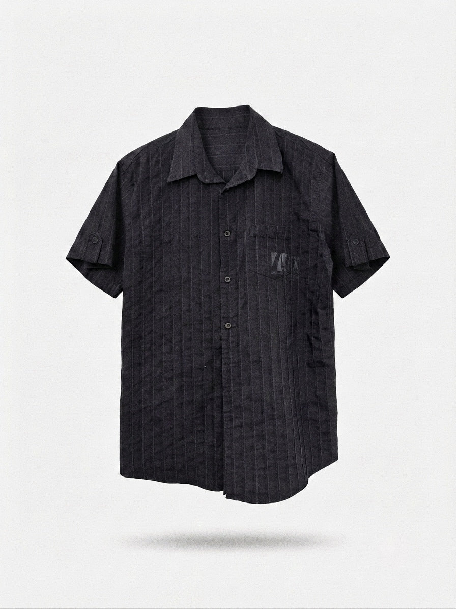 Midnight Black Striped
