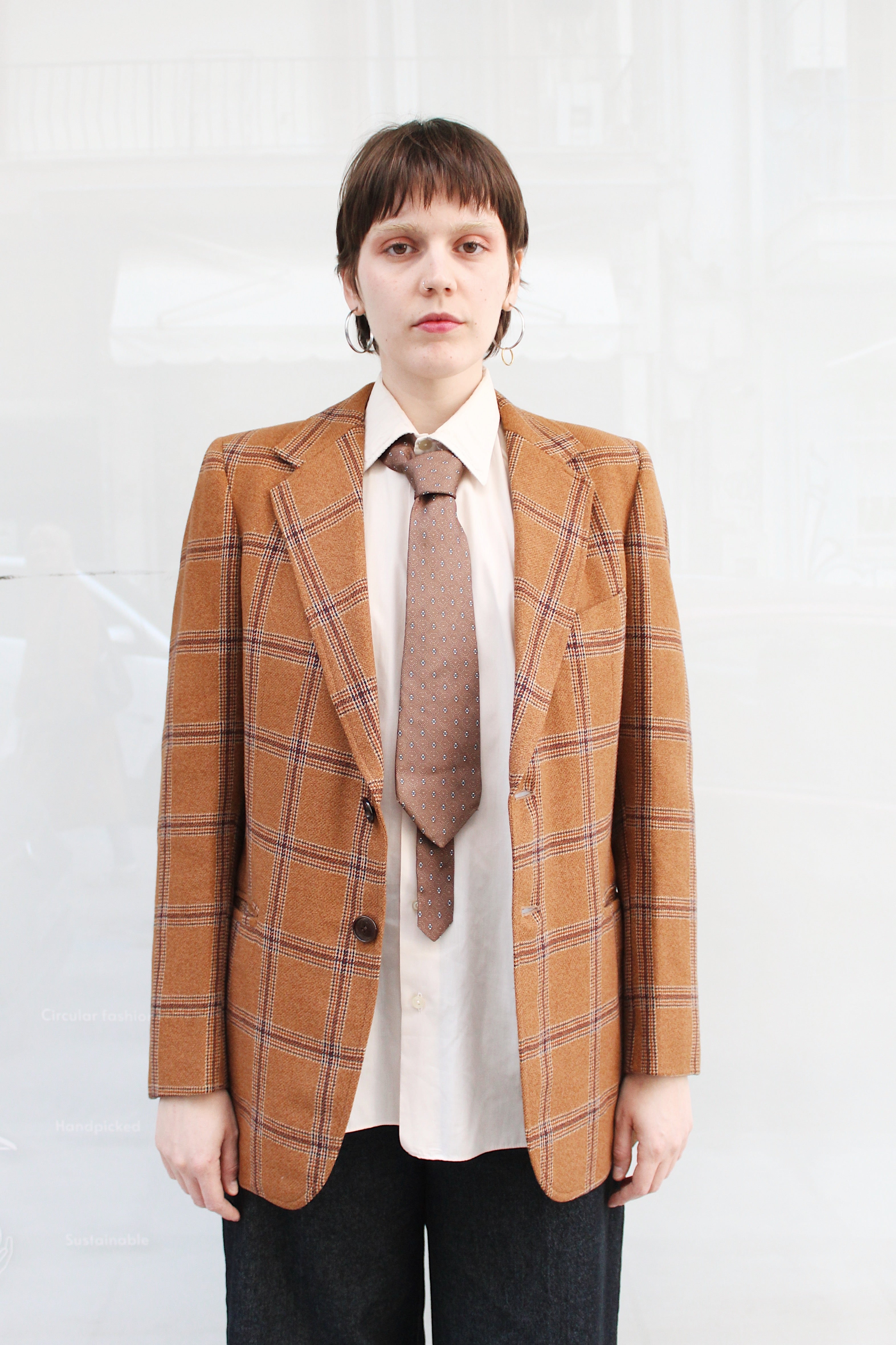 Ckeckered Blazer