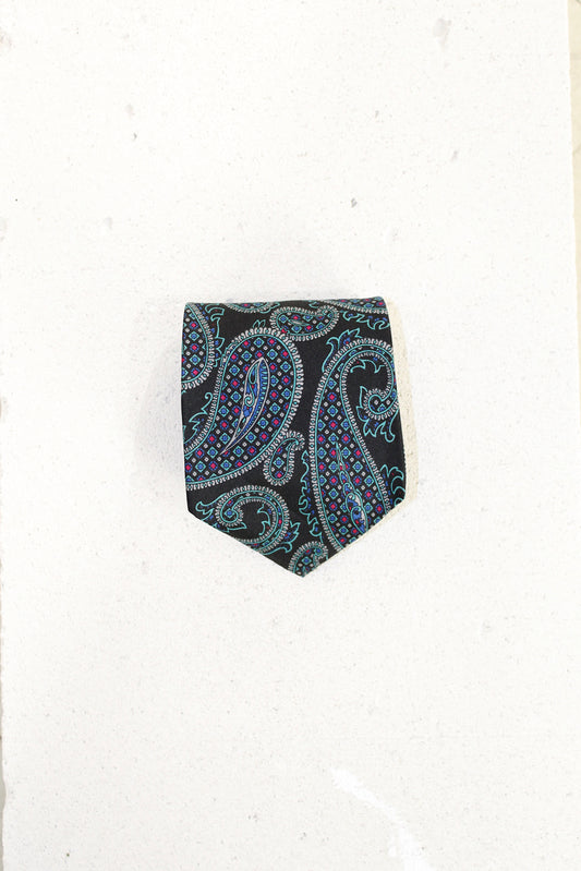 GEOMETRIC SILK TIE