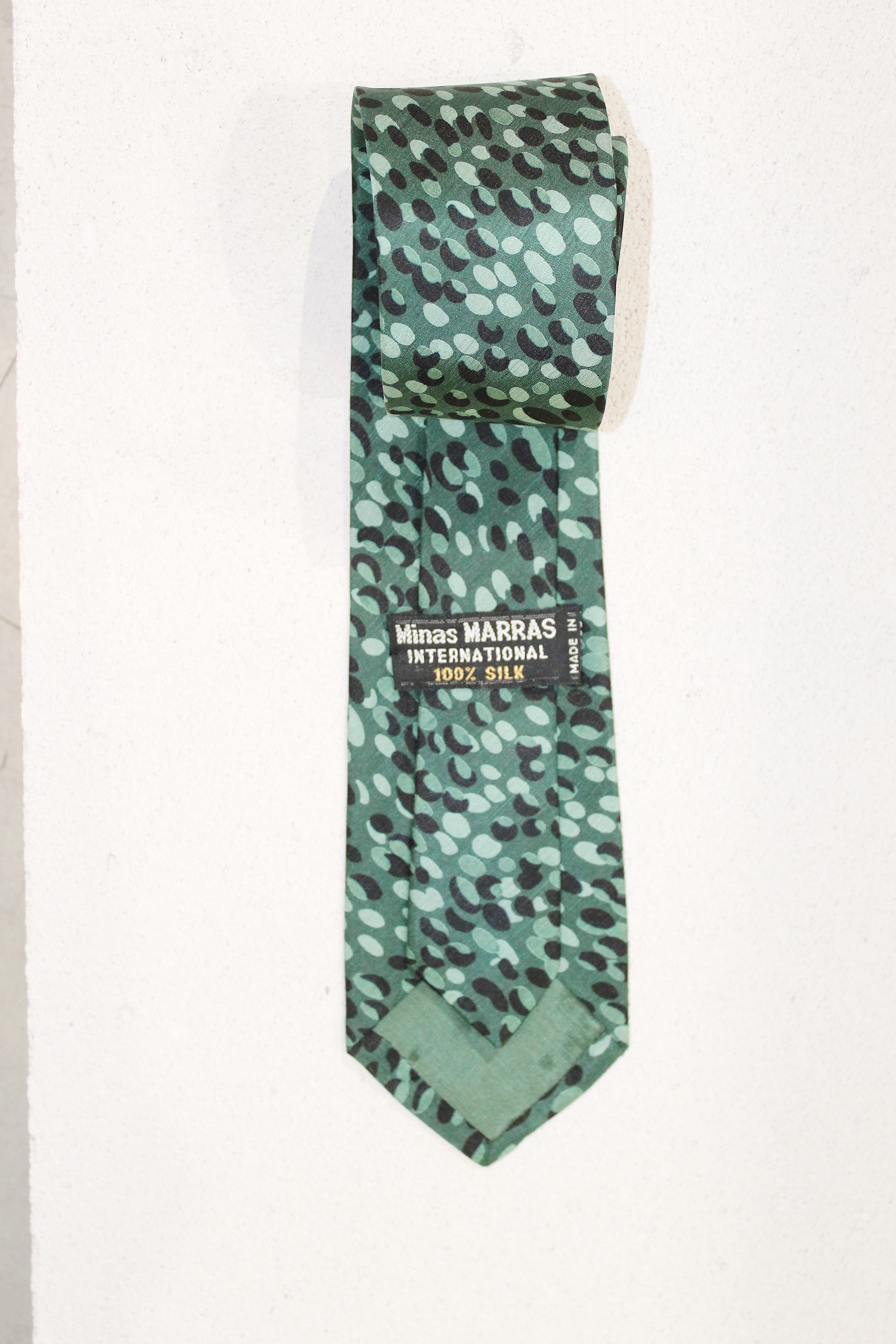 GEOMETRIC SILK TIE