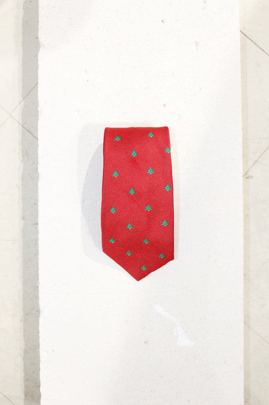 GEOMETRIC SILK TIE