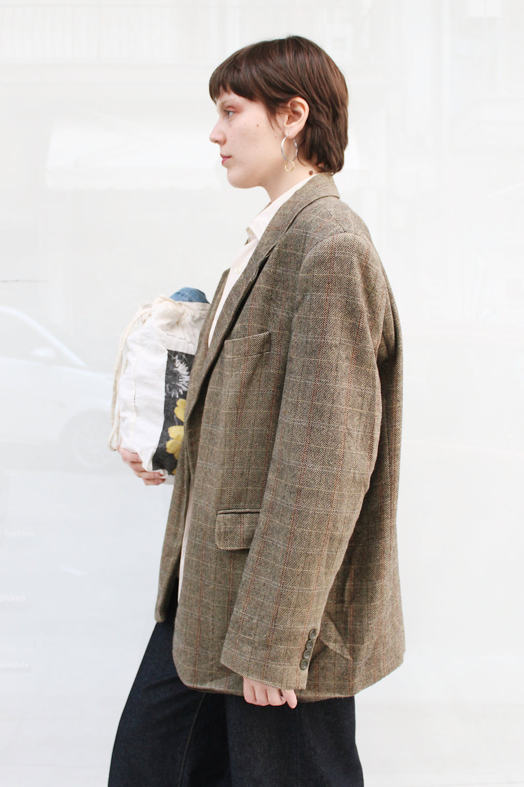 Ckeckered Blazer