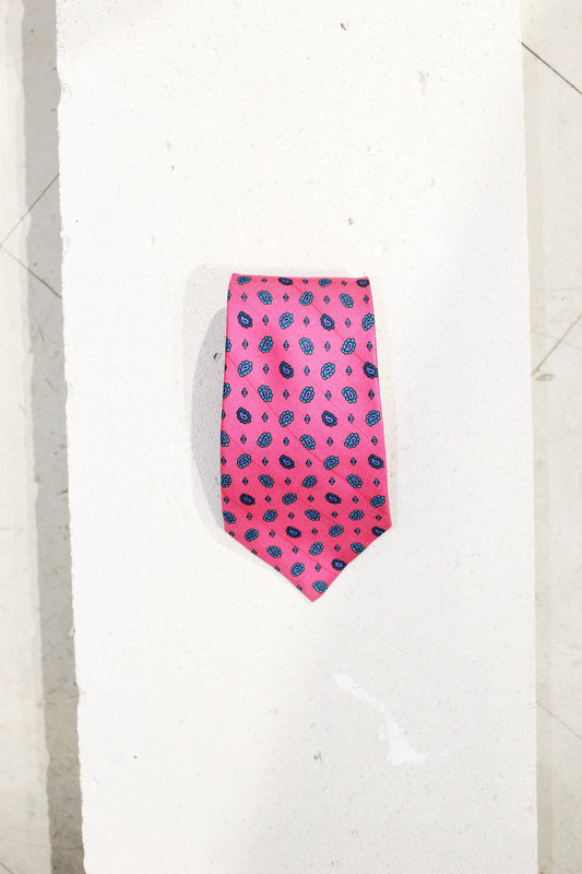 GEOMETRIC SILK TIE