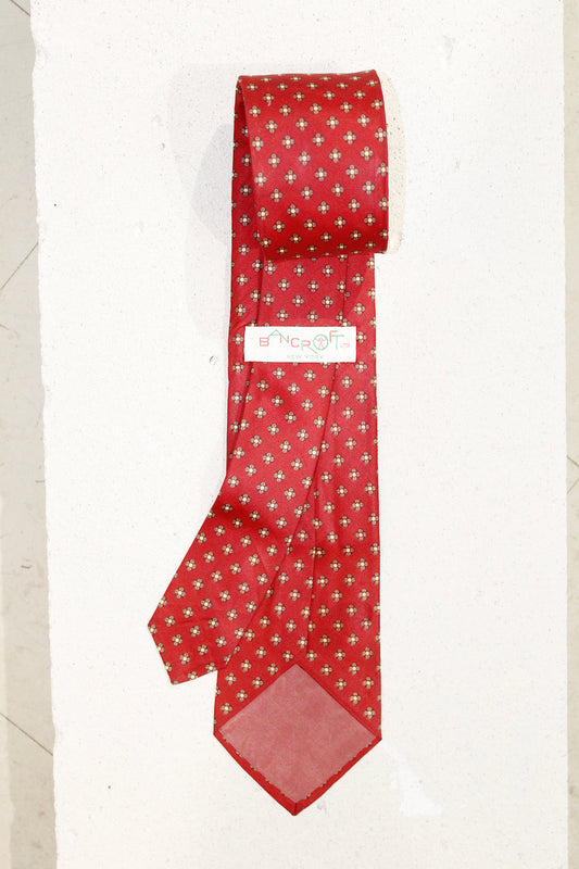 GEOMETRIC SILK TIE