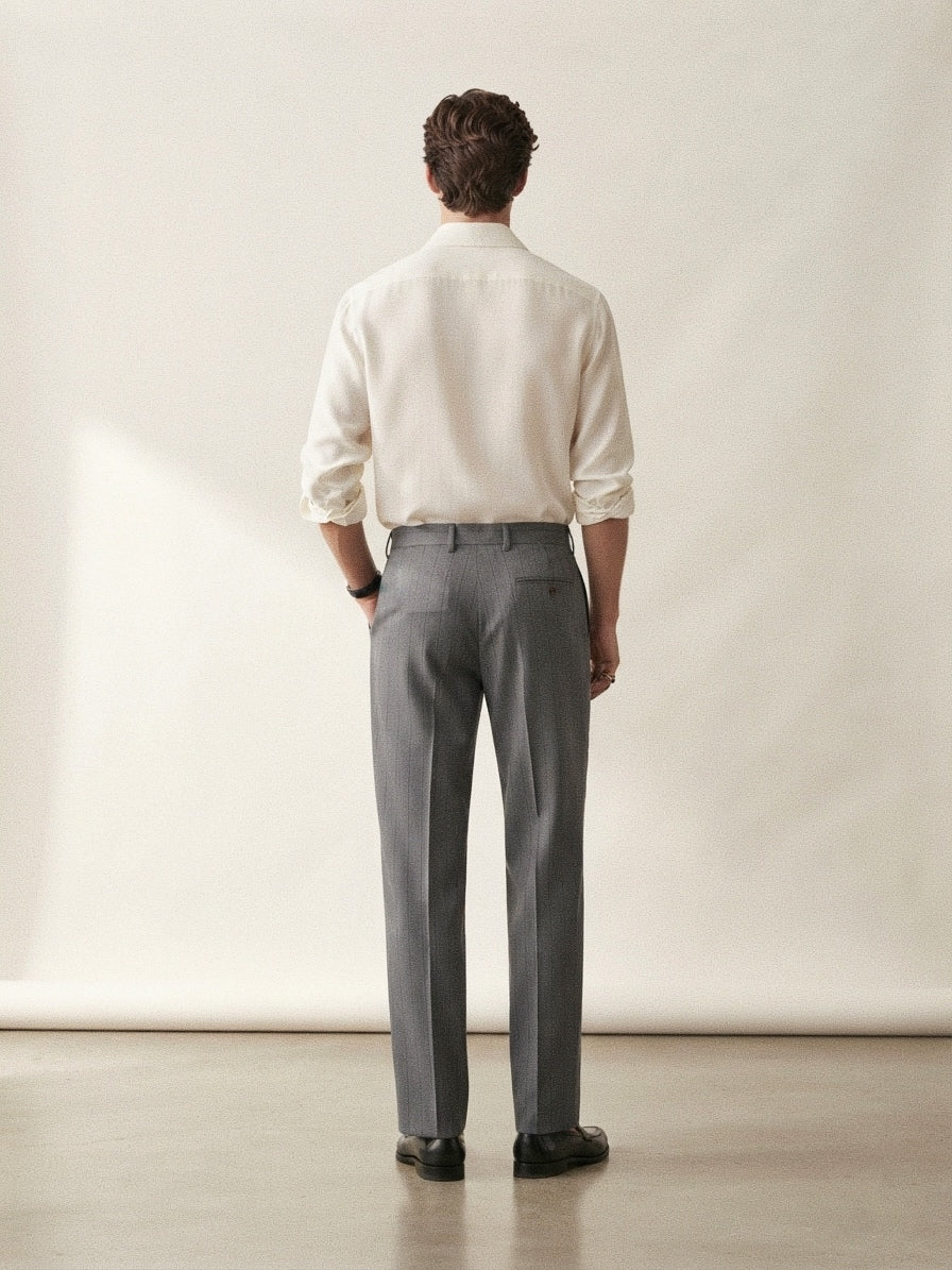Gray Pinstripes