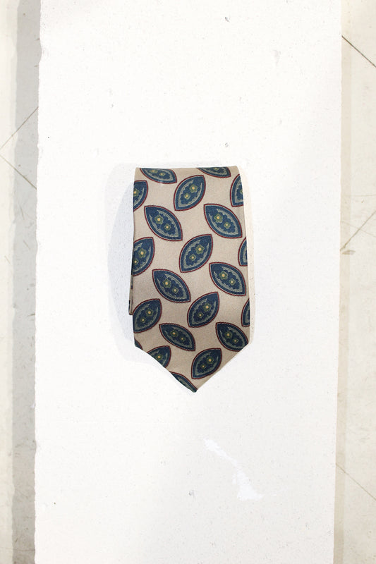 GEOMETRIC SILK TIE