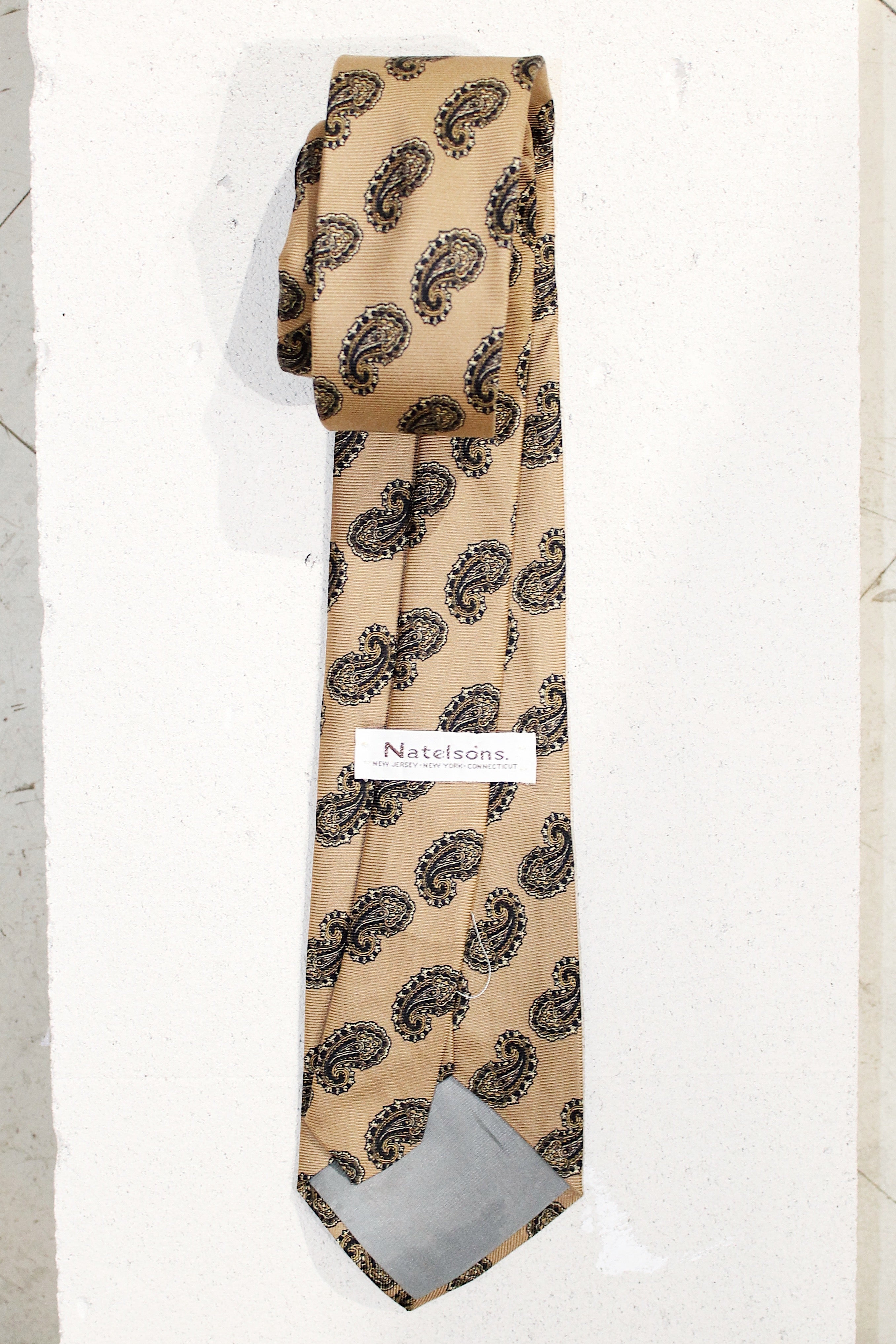 GEOMETRIC SILK TIE