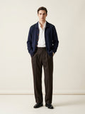 Navy Blue Collared