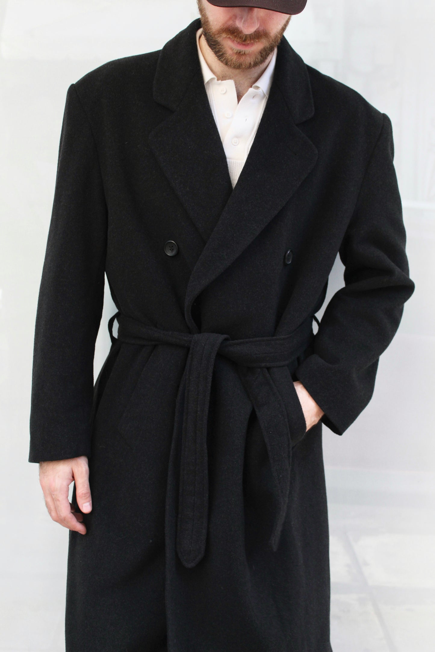 Double Breasted 80's Overcoat