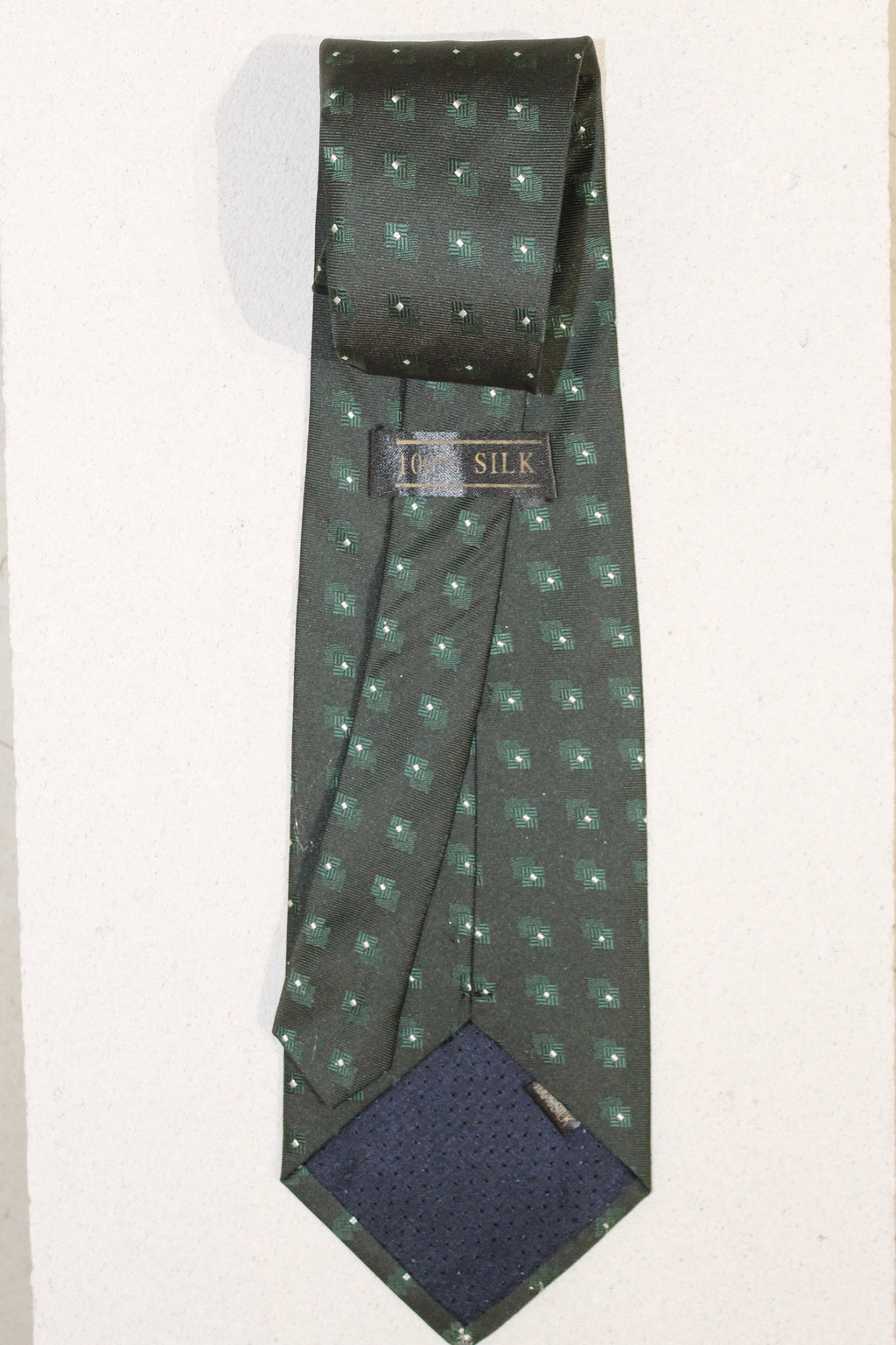GEOMETRIC SILK TIE