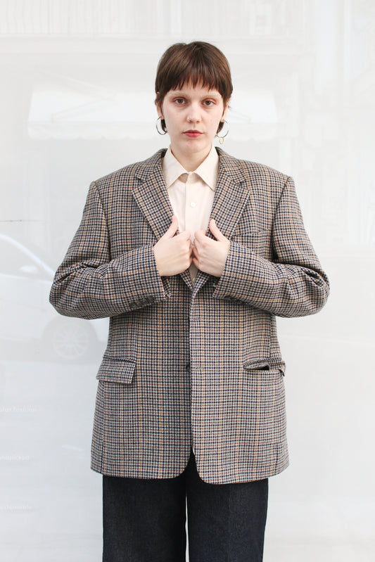 Ckeckered Blazer