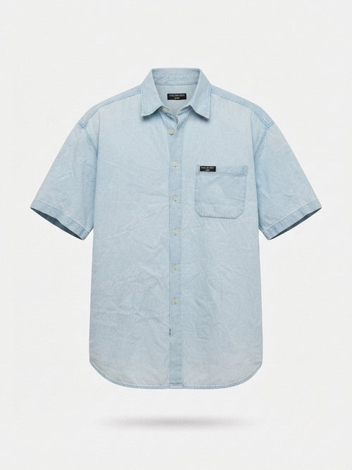 Blue Denim Short Sleeve