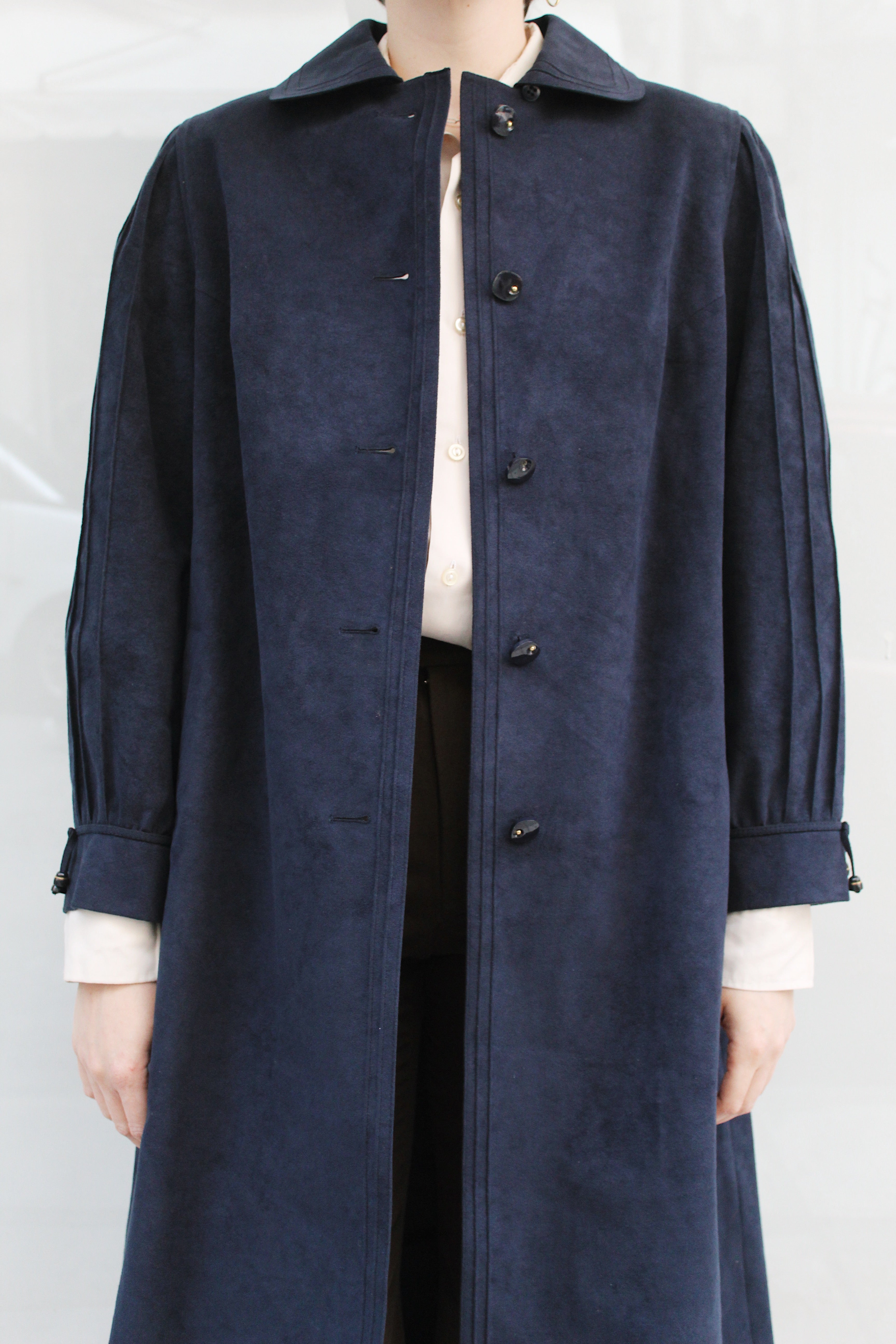 Navy Blue Trench Coat