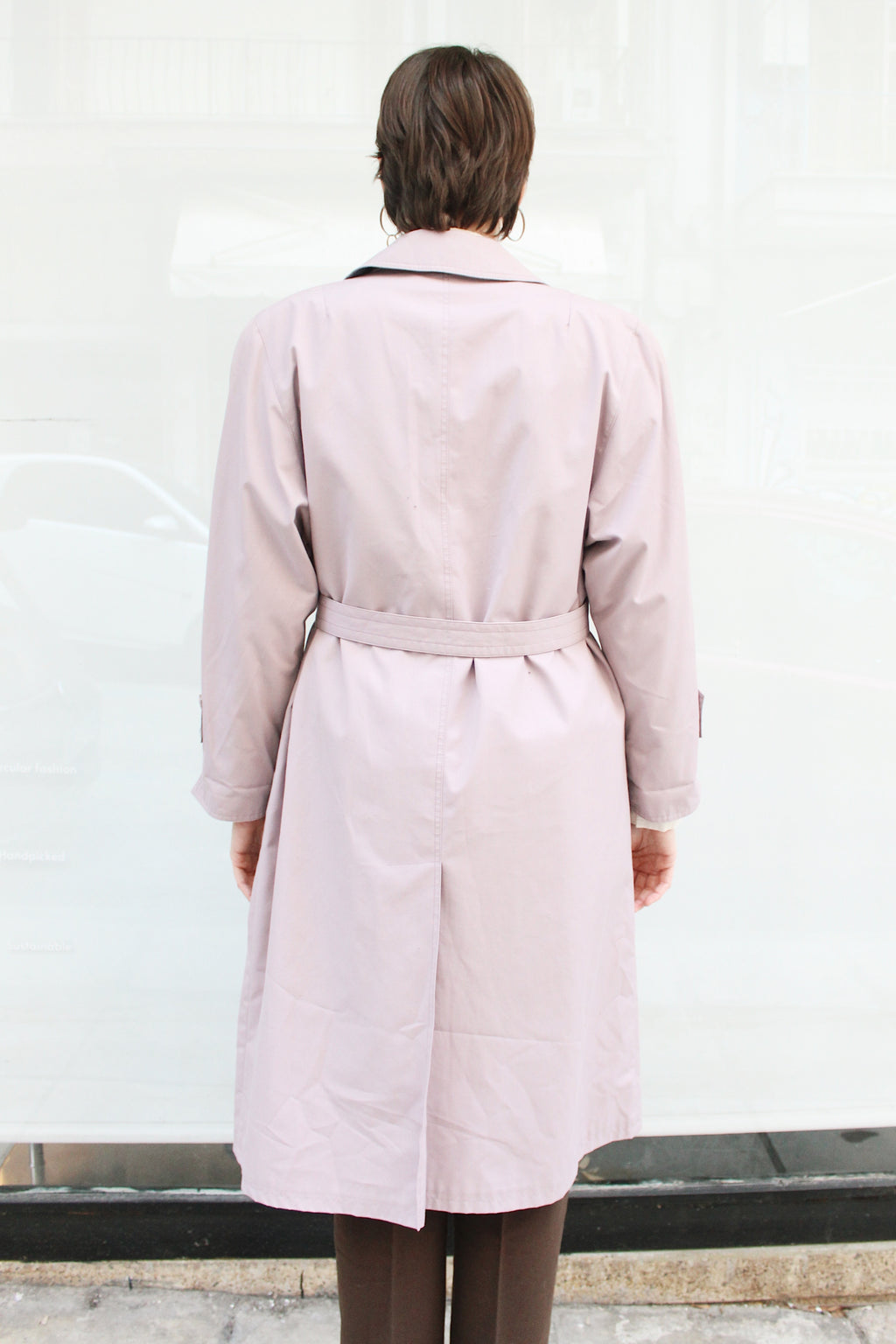 Light Pink Trench Coat