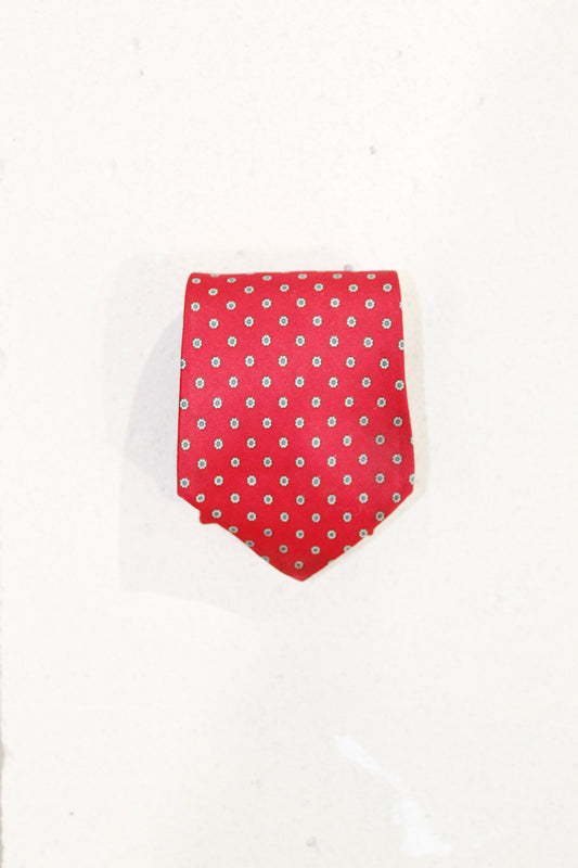 GEOMETRIC SILK TIE