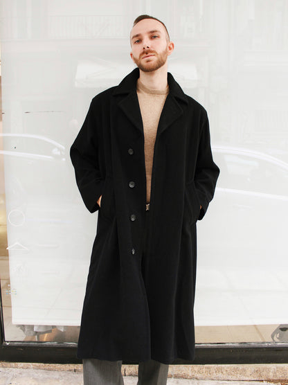 Maxi Black Overcoat