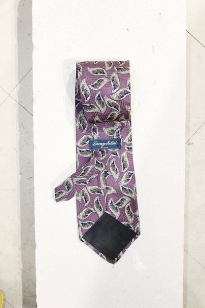 GEOMETRIC SILK TIE