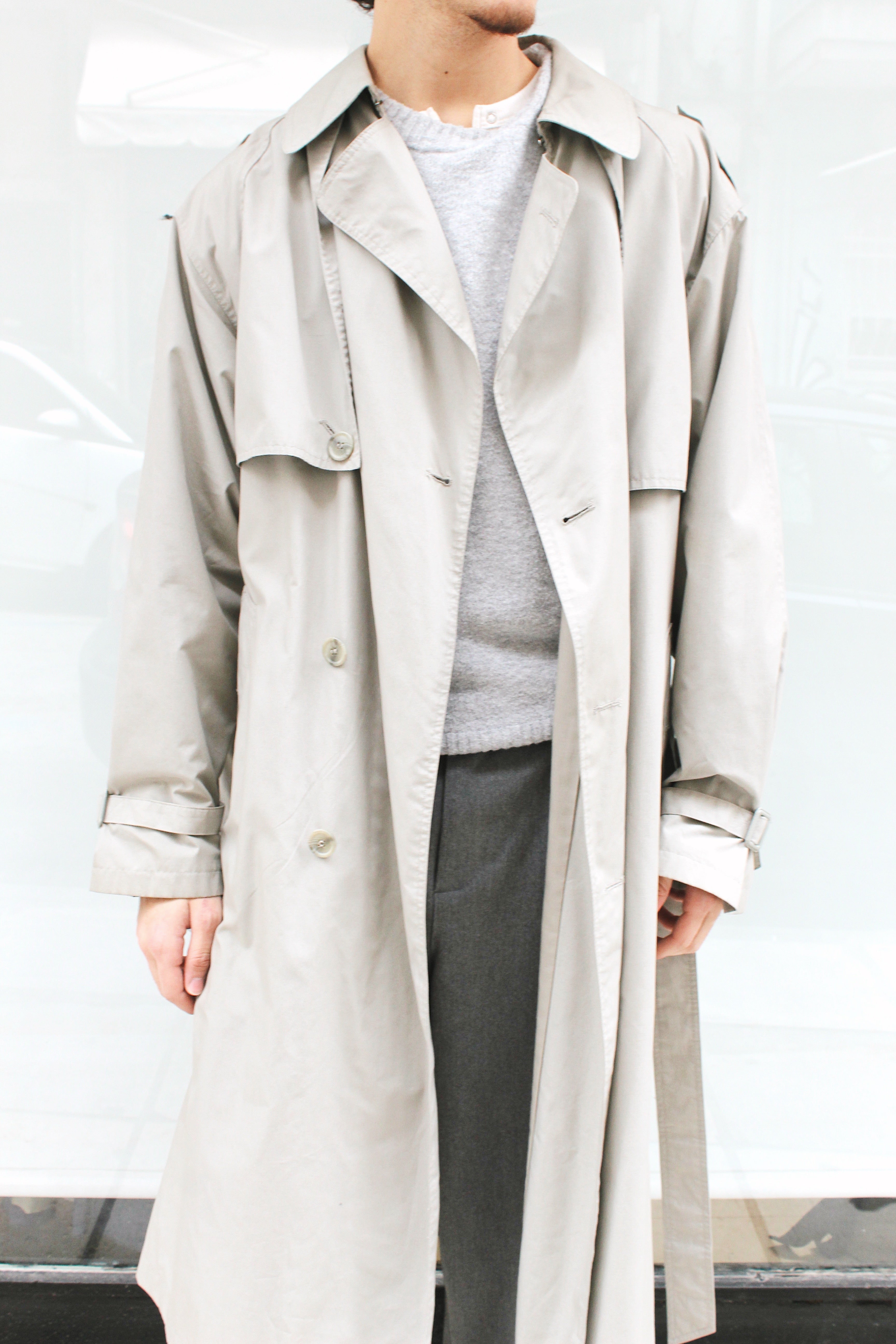 Light Beige Trench Coat