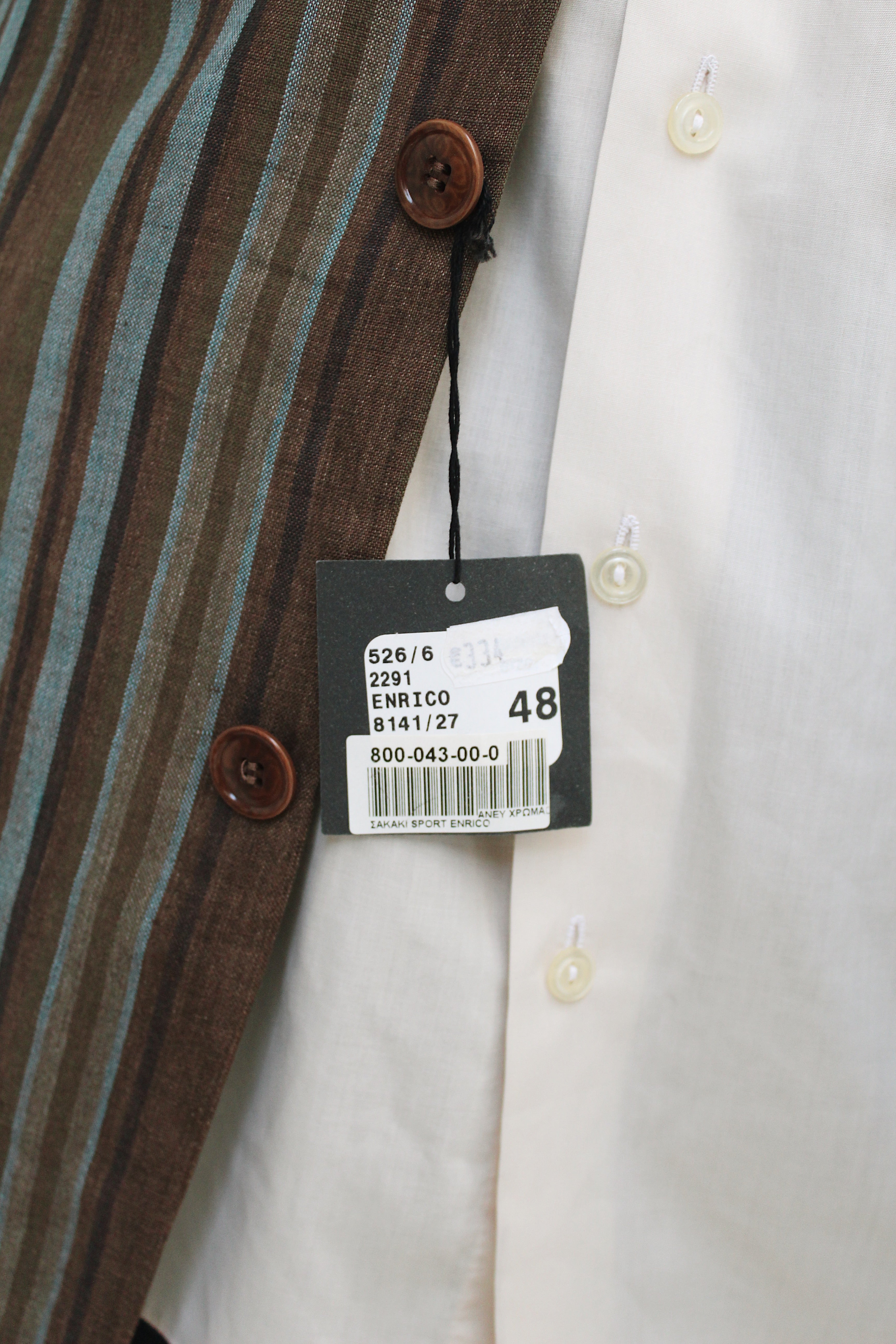 Striped Linen Blazer