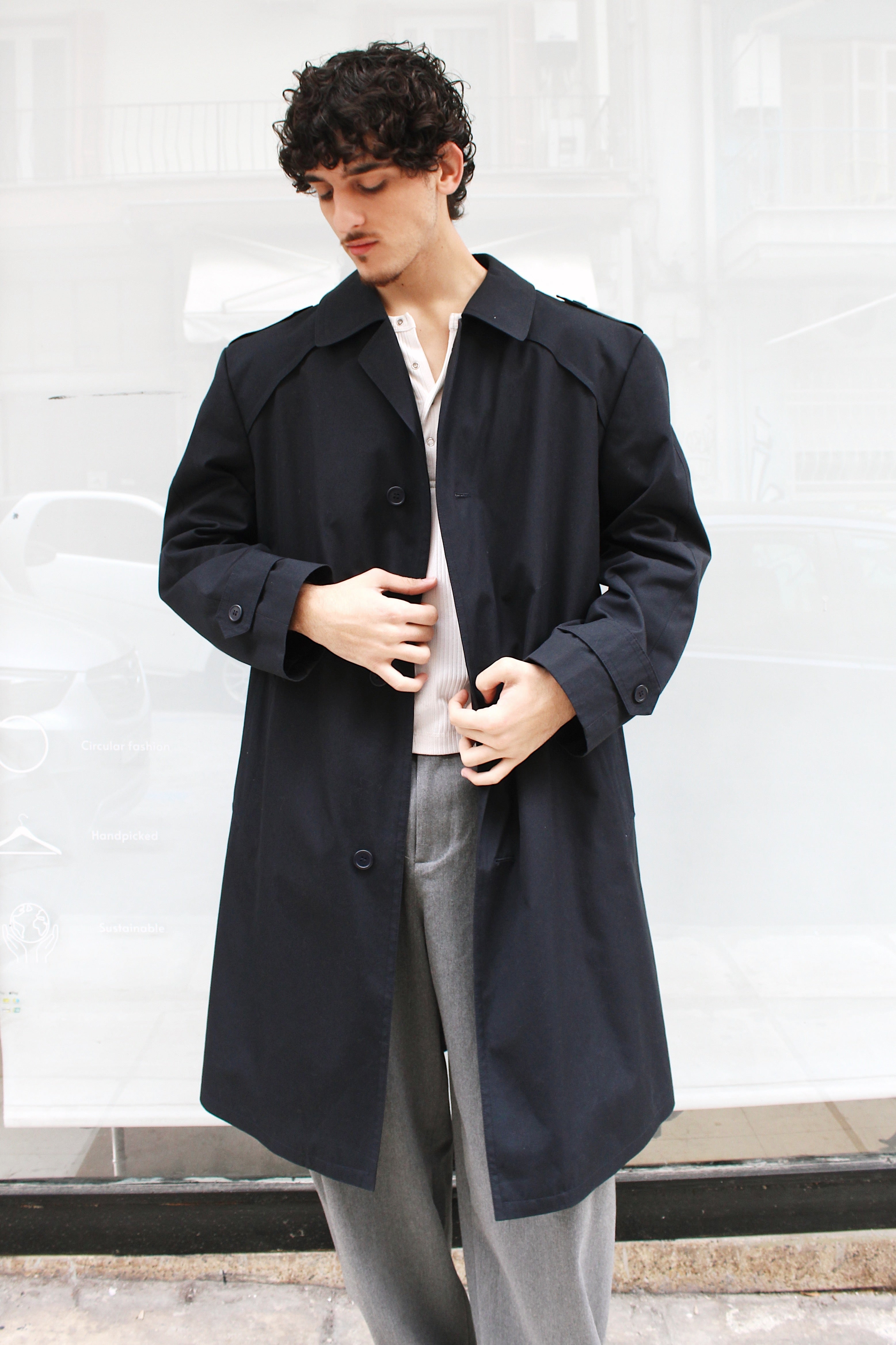 Black Belted Trench