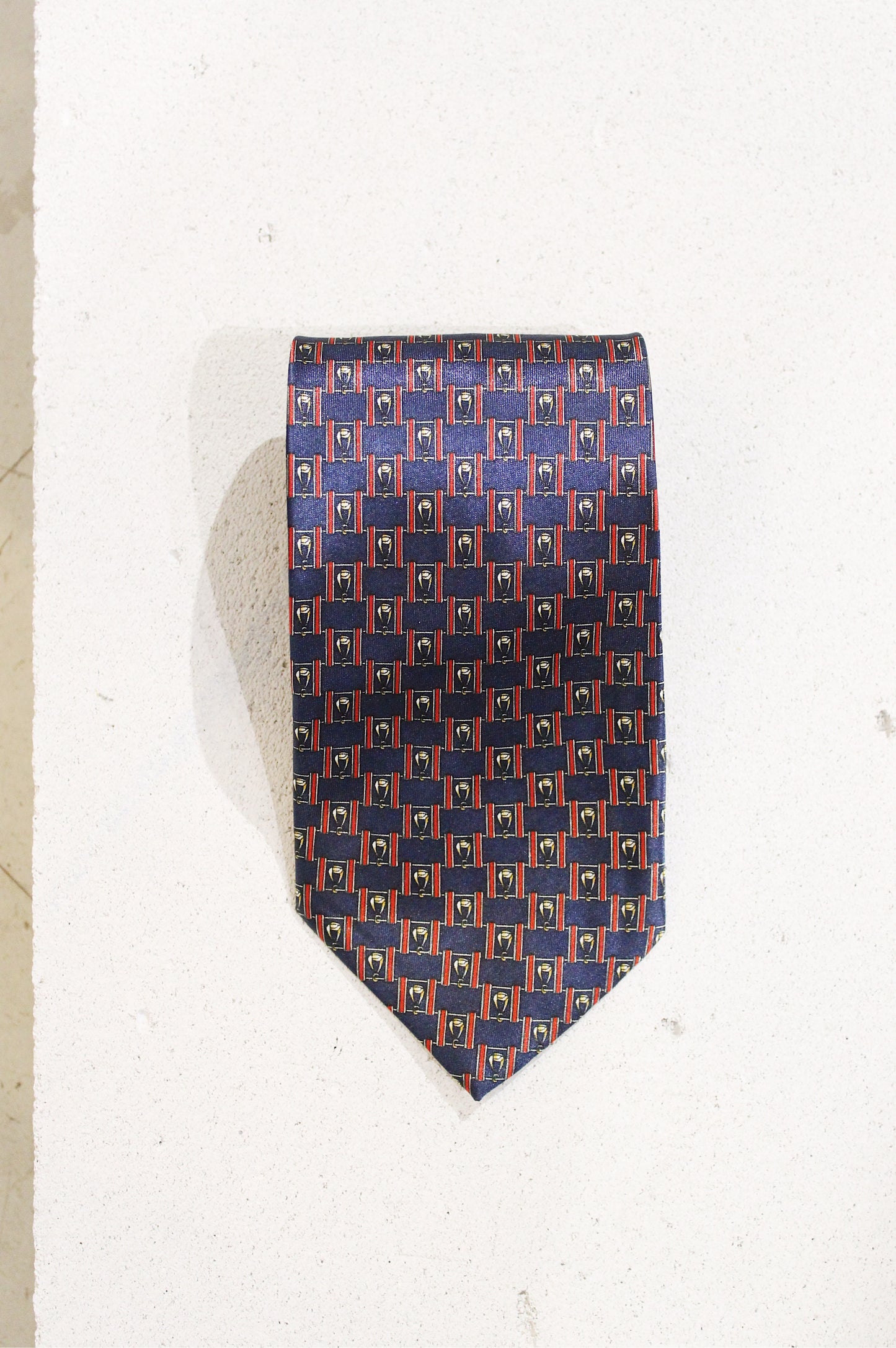 GEOMETRIC SILK TIE