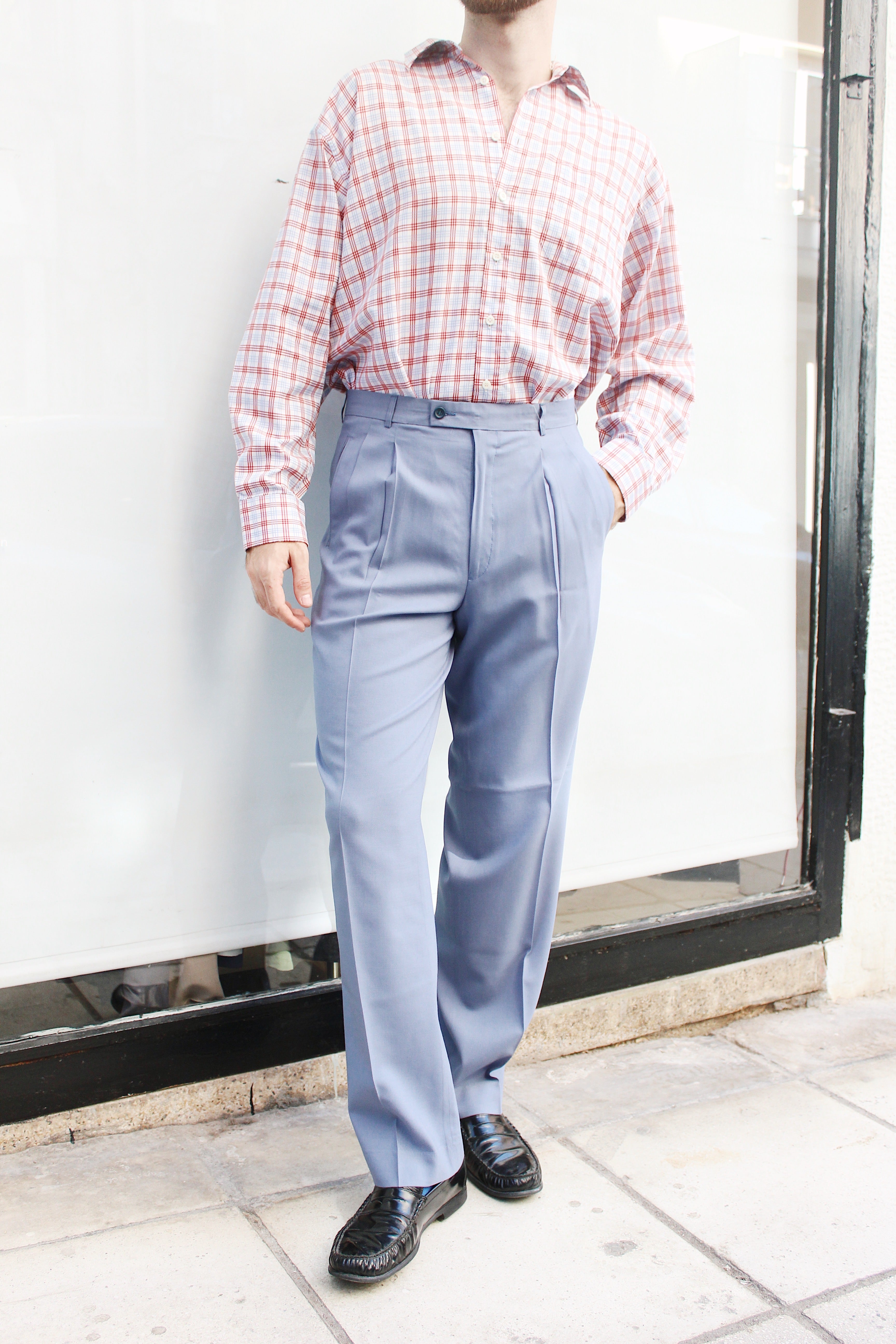 BLUE OFFICE PANTS