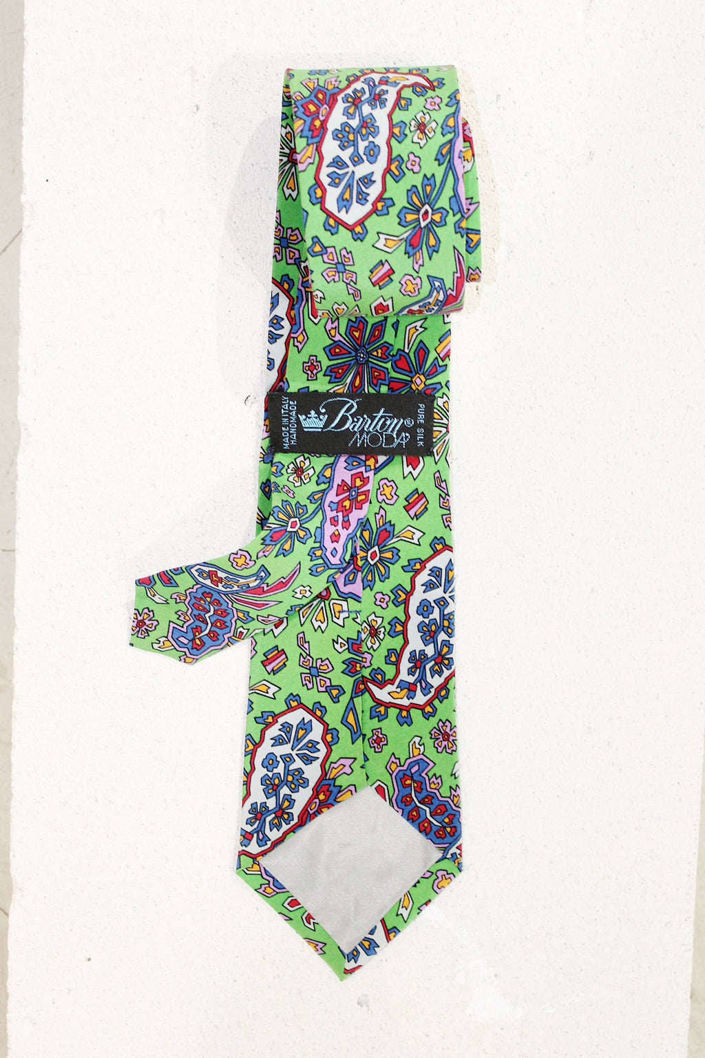 GEOMETRIC SILK TIE
