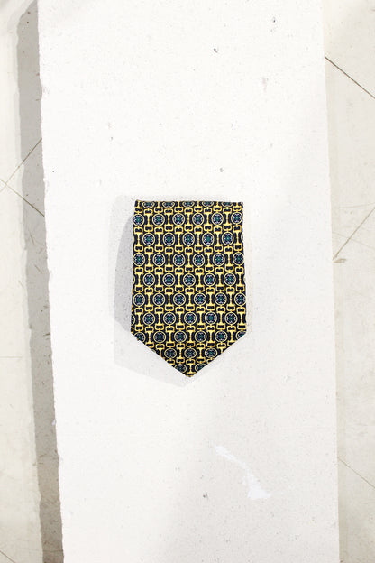 GEOMETRIC SILK TIE