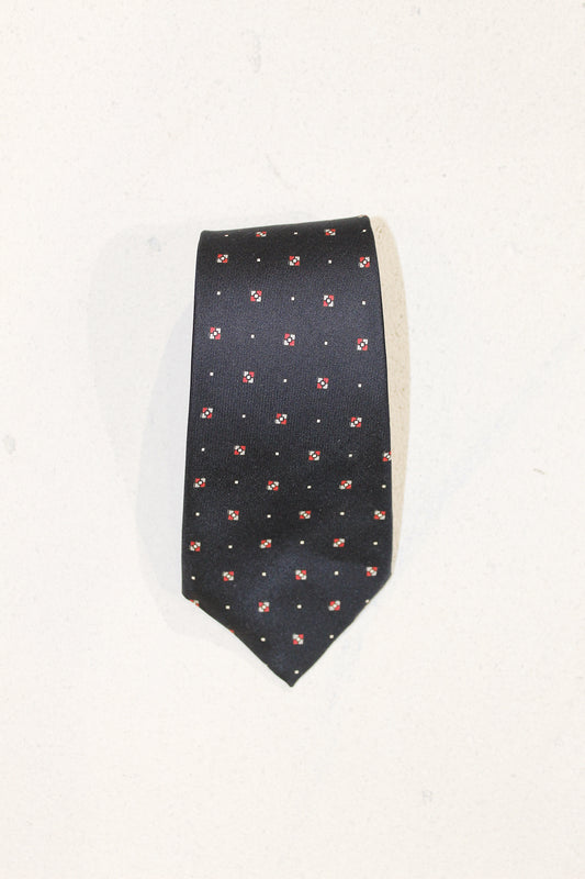 GEOMETRIC SILK TIE