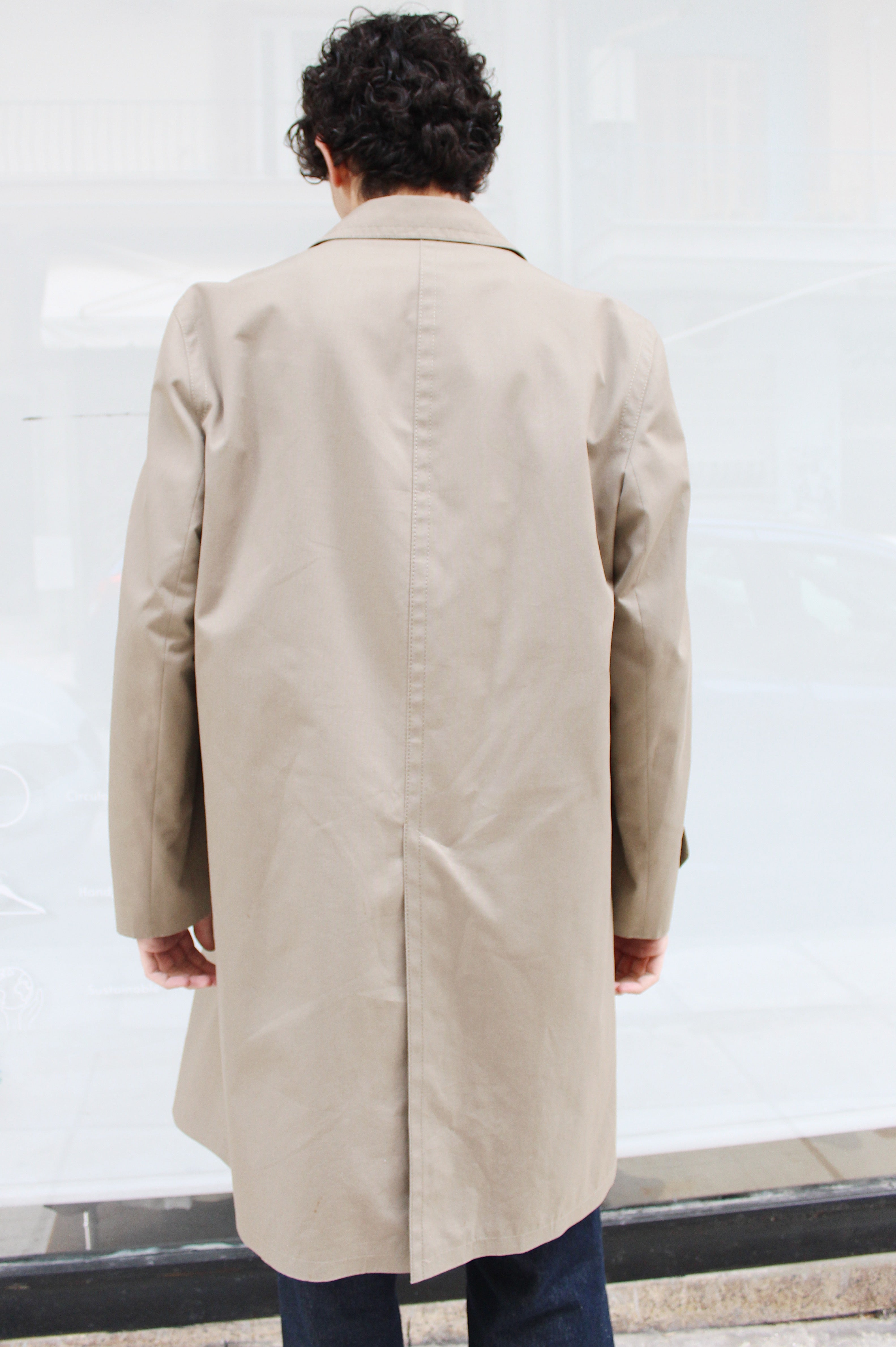 Dark Cream Trench Coat