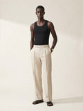 Sand Cream Pleated