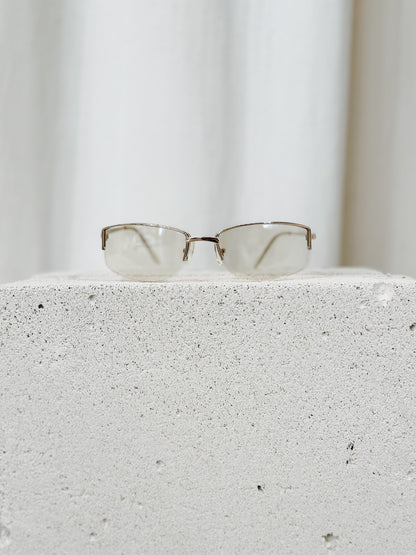 Semi Transparent Oval Sunglasses