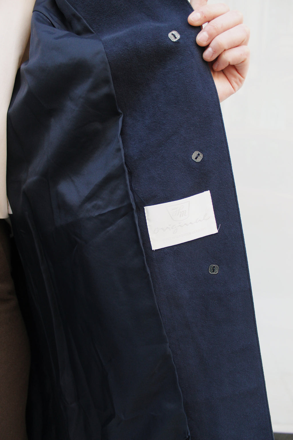 Navy Blue Trench Coat