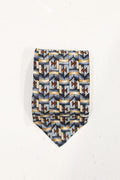 GEOMETRIC SILK TIE