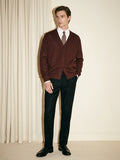 Burgundy Cardigan