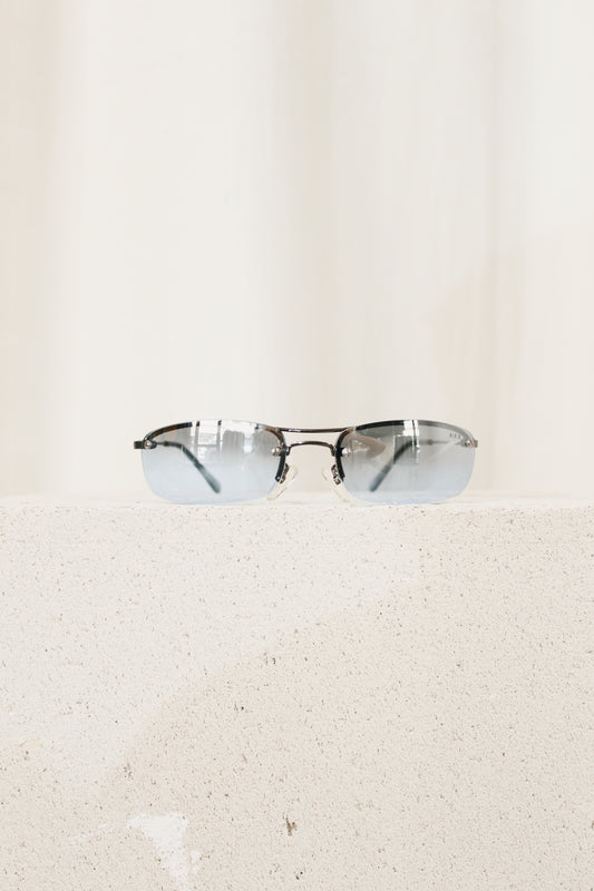 1990's Oval Blue Sunnies