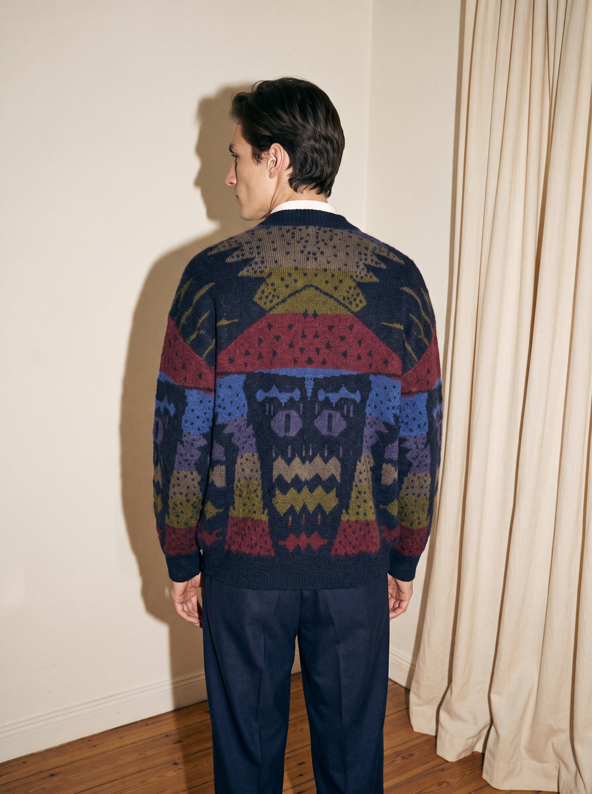 Geometric Cardigan