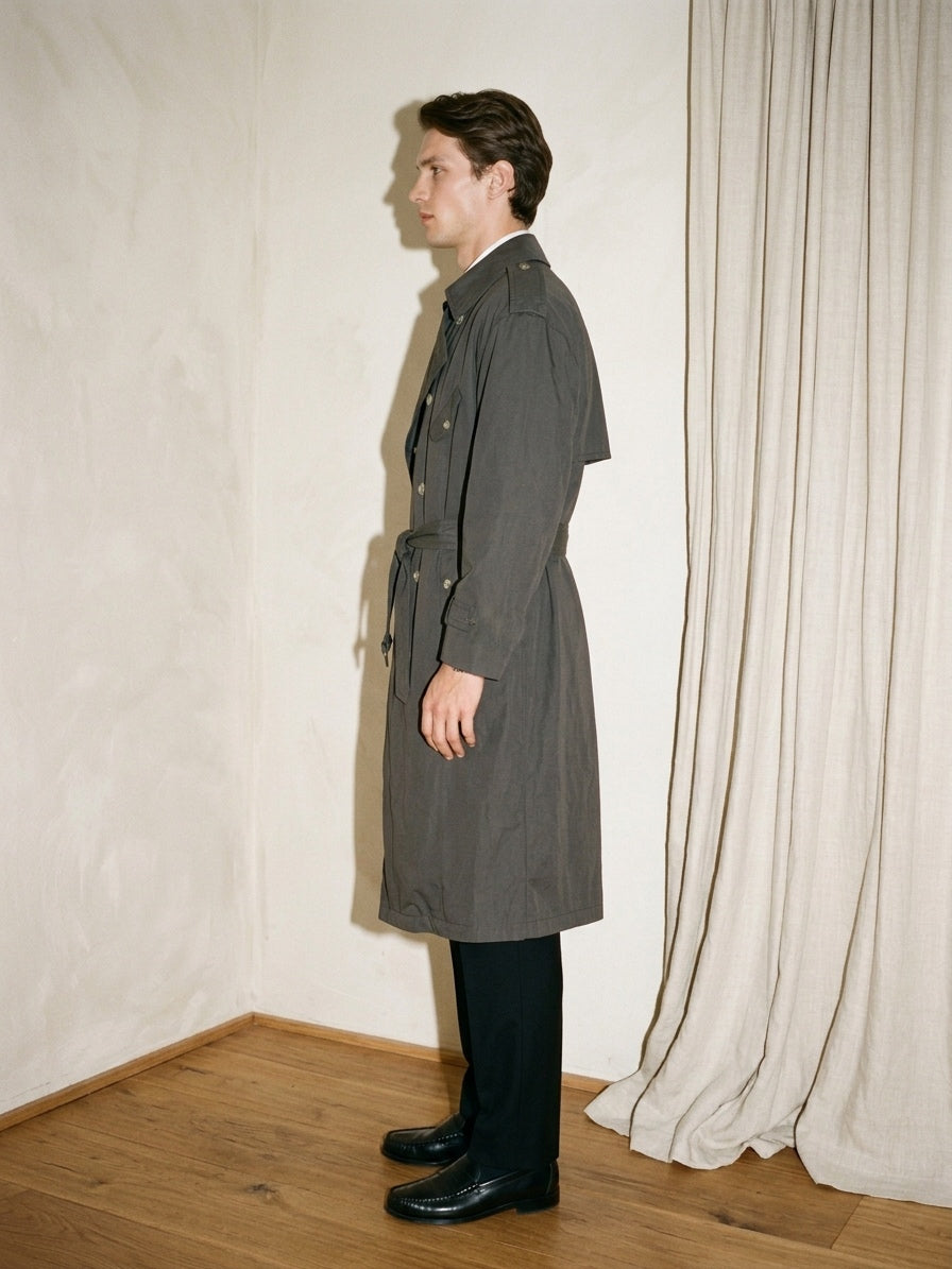 Dark Gray Trench