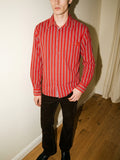 Cherry Red Striped