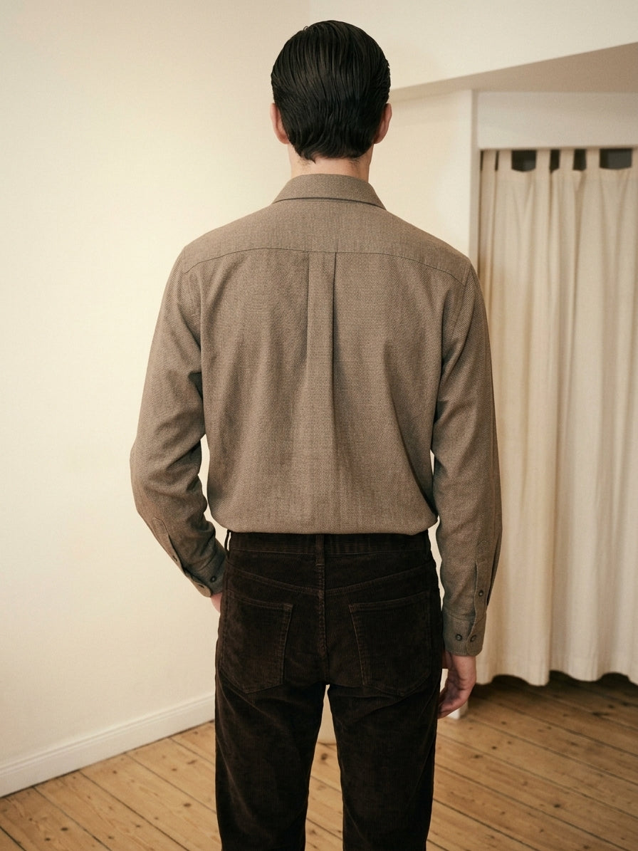 Taupe Overshirt