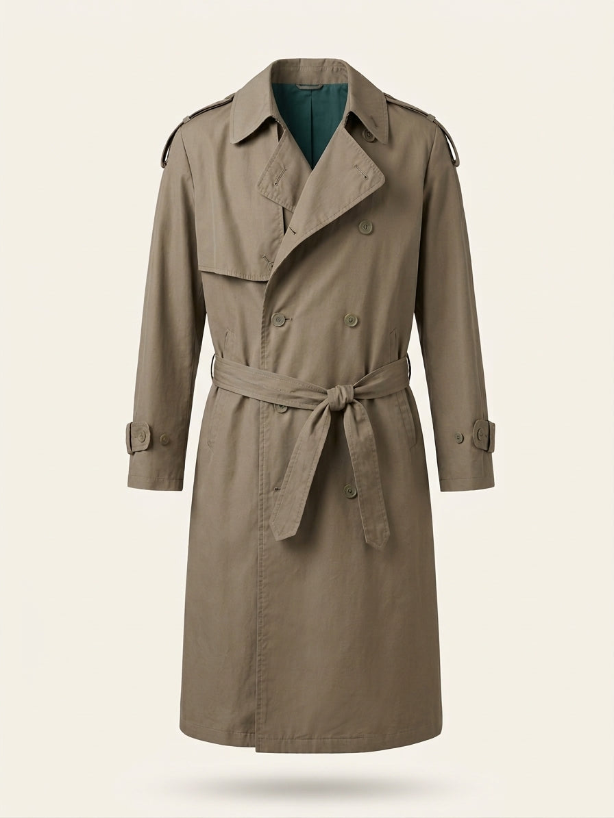 Dark Khaki Trench